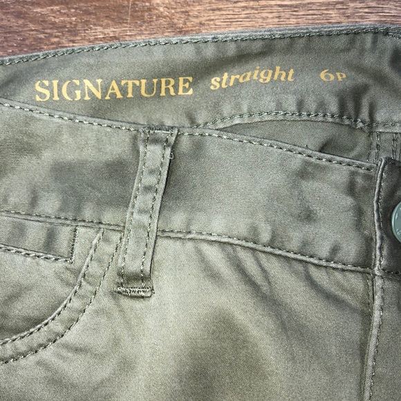 TALBOTS size 6 petite green pants - Picture 3 of 4